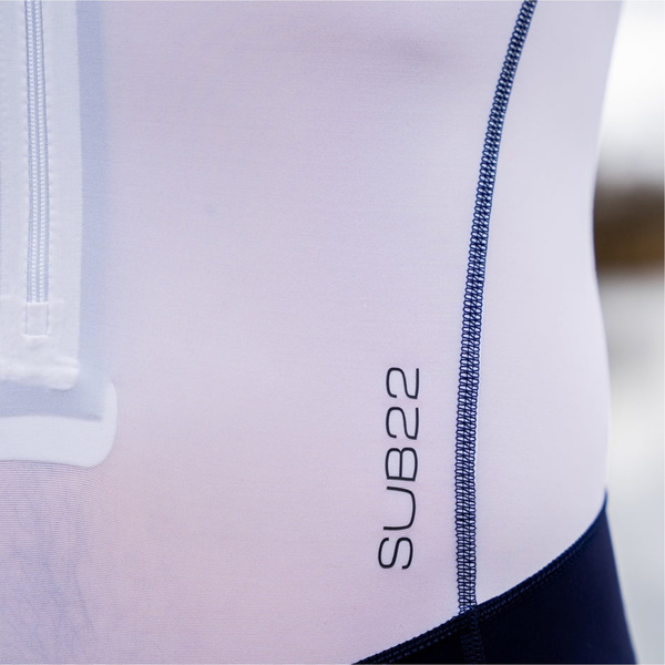 2026 Huub Mens Anemoi 2 SUB22 Trisuit ANESUB22FLNW - Dark Navy / White